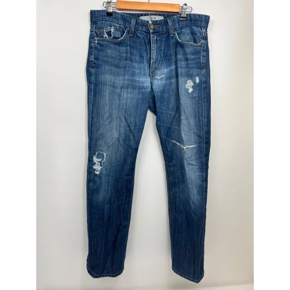 Joe's Jeans Blue‎ The Brixton Distressed Jeans Mens Size 33